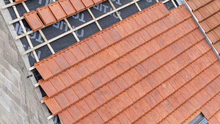 Pose tuile rouge Bobigny